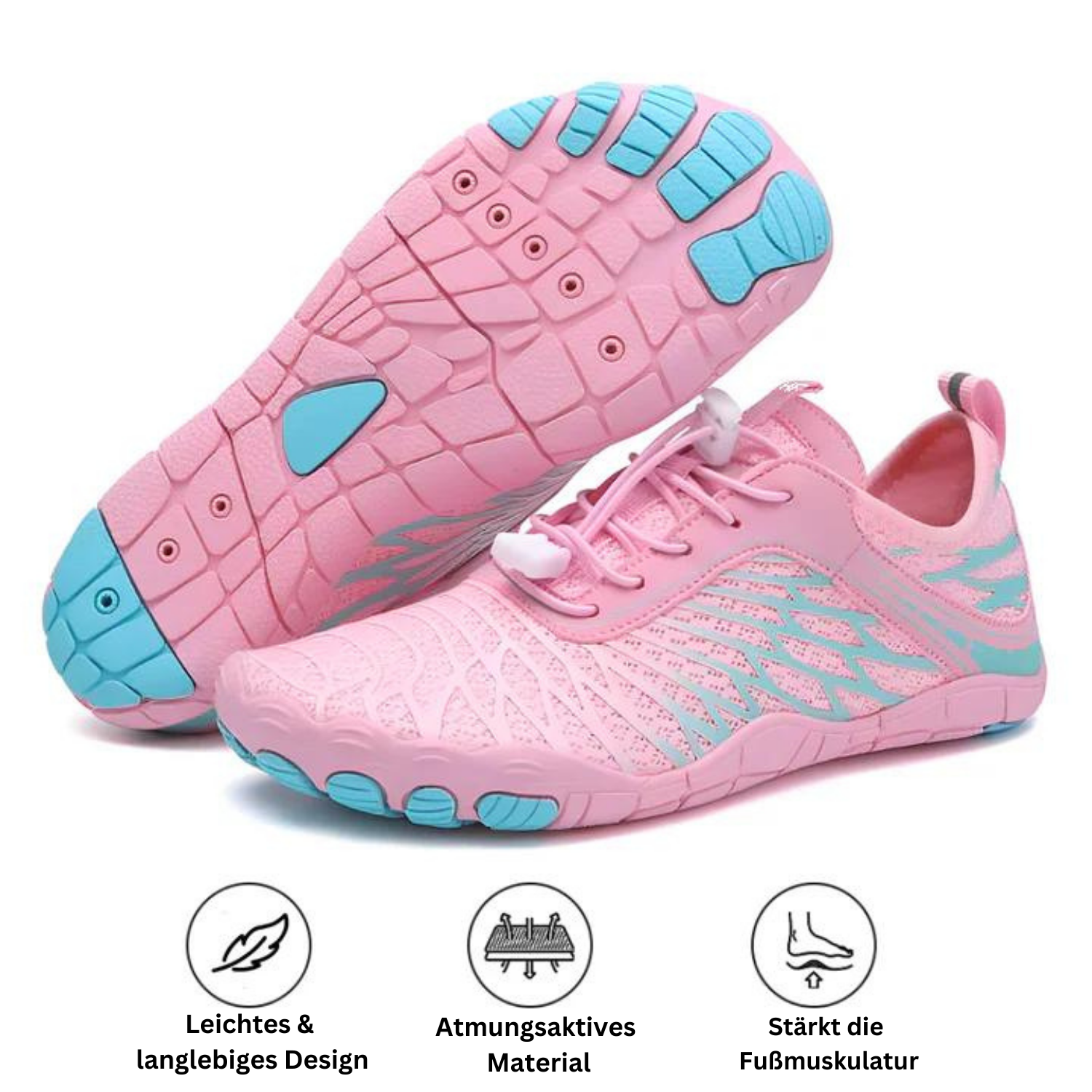 FlexiShoe - Gesunde und rutschfeste Barfußschuhe (Unisex)